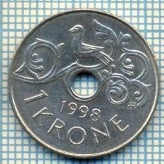 4614 MONEDA - NORVEGIA - 1 KRONE - ANUL 1998 -starea care se vede