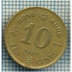 4590 MONEDA - HONG KONG - 10 CENTS - ANUL 1987 -starea care se vede