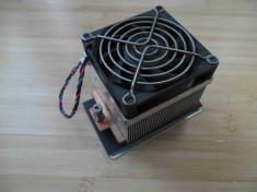 Cooler AMD socket 754 baza cupru + backplate foto
