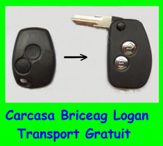 Carcasa Briceag Logan ----- Cheie Briceag Logan , Duster , Sandero ------ Bonus Baterie Telecomanda !! ----- Transport Gratuit foto