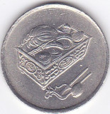 Moneda Malaysia 20 Sen 1997 - KM#52 XF, Asia