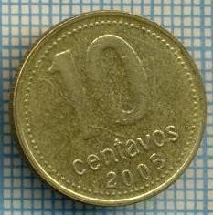 4599 MONEDA - ARGENTINA - 10 CENTAVOS - ANUL 2005 -starea care se vede foto