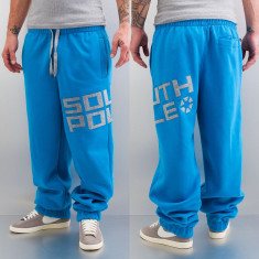 Pantaloni hip hop barbati Southpole turcoaz foto