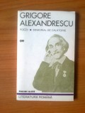 H3 Grigore Alexandrescu - Poezii, Memorial de calatorie, Alta editura