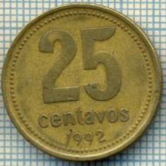 4593 MONEDA - ARGENTINA - 25 CENTAVOS - ANUL 1992 -starea care se vede
