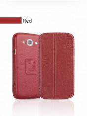 Husa Samsung Galaxy Mega 5.8 i9150 Executive Piele Naturala by Yoobao Originala Red foto