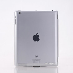 Husa / Carcasa iPad 2 / 3 / 4 ultra slim alba translucid - calitate superioara foto