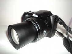 Nikon Coolpix L320, 16.1 MP, 26x zoom + gentuta + incarcator baterii + SD card 2 GB CADOU foto