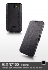 Husa Samsung Galaxy Note 2 N7100 Flip Case Slim by Yoobao Originala Black foto