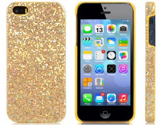 Husa Apple iPhone 5 5S GOLD foto