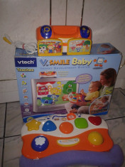 Consola TV Vtech V.smile Baby + 1 cartus cu jocuri - in lb. engleza- distractiv si educativ foto