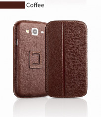 Husa Samsung Galaxy Mega 5.8 i9150 Executive Piele Naturala by Yoobao Originala Brown foto