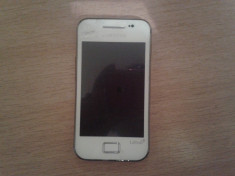 Samsung S5830 Galaxy Ace Pure White La Fleur foto