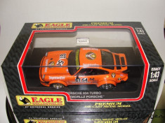 Macheta Porsche 934 Turbo Jagermeister Eagle Collectibles UH 1/43 foto