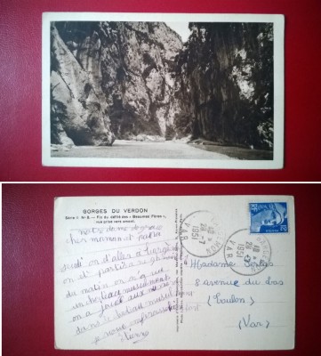 Vedere Gorges du Verdon circulata Franta foto