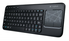 Tastatura Wireless Logitech Touchpad K400 - Negru; Touch Keyboard HUN foto