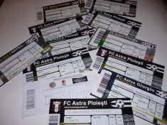 Lot bilete meciuri fotbal ASTRA foto