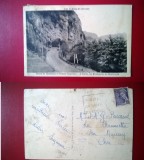 Vedere Les Echelles Savoie-Route de Chambery et Tunnel Napoleon circulat Franta