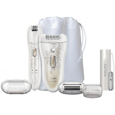 Epilator Philips HP6581/00, 32 pensete, 2 viteze, Alb ABSOLUT NOU, IMPECABIL !!! foto