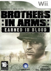 JOC WII BROTHERS IN ARMS EARNED IN BLOOD ORIGINAL PAL / STOC REAL / by DARK WADDER foto