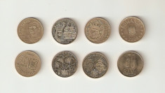 ROMANIA - Lot 4 monede de 50 bani / 2008 - 2012. aUNC / UNC. foto