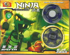 Ninja titirez SPITTA, jucarie tip lego ninjago, jucarie constructiva, CB toys 2893 foto