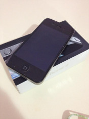 iPhone 4 16GB negru + husa cadou foto