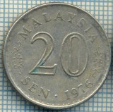 4755 MONEDA - MALAYSIA - 20 SEN - ANUL 1976 -starea care se vede