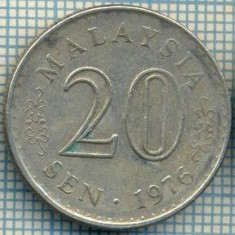 4755 MONEDA - MALAYSIA - 20 SEN - ANUL 1976 -starea care se vede