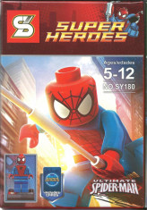 Erou SPIDERMAN tip lego, jucarie constructiva, super heroes foto