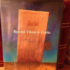 TRIO RYPDAL,VITOUS & GURTU - LIVE IN CONCERT(1994/TDK) - JAZZ - DVD NOU/SIGILAT