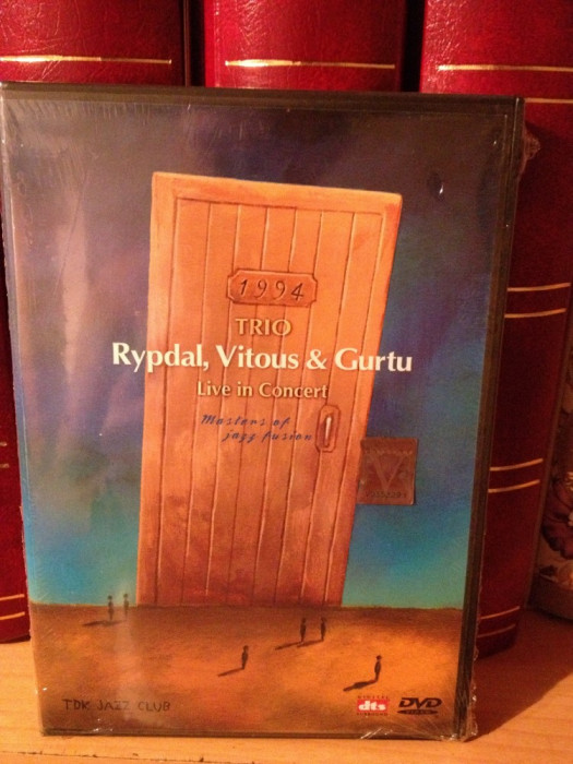 TRIO RYPDAL,VITOUS &amp; GURTU - LIVE IN CONCERT(1994/TDK) - JAZZ - DVD NOU/SIGILAT