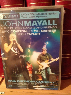 JOHN MAYALL &amp;amp; FRIENDS -70TH BIRTHDAY(EAGLE MUSIC/2004) -SET DVD+CD- NOU/SIGILAT foto