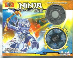 Ninja titirez NRG ZANE, jucarie tip lego ninjago, jucarie constructiva, CB toys 2894 foto