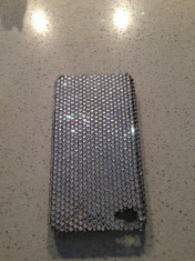 Husa / capac spate iPhone 4 Swarovski / Swarowski. Crystal ALB foto