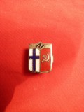 Insigna anii &#039;50-Intalnire Bilaterala URSS- Suedia ,metal argintat