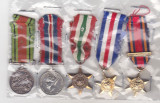 Bnk md Marea Britanie - grup 5 miniaturi decoratii militare WW II