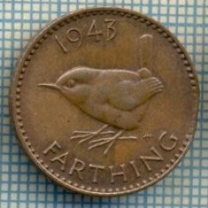 4770 MONEDA - MAREA BRITANIE - 1 FARTHING - ANUL 1943 -starea care se vede