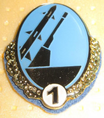 insigna militara, specialist cls.1 artilerie antiaeriana foto