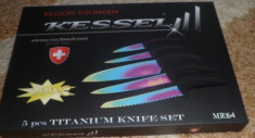 Set 5 cutite de Titanium Kessel foto