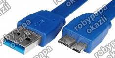 Cablu, [ USB A 3,0, tata ] -&amp;amp;gt; [ micro USB 3,0, tata ] - 60 cm F8064 foto