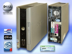 CALCULATOR PC DESKTOP DELL OPTIPLEX SX280 INTEL 2.8GHZ HT | 512 MB DDR2 | 40 GB HDD SATA | DVD-ROM | IEFTIN CEL MAI MIC PRET foto