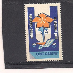 No(9)timbre-Romania 1965-1970-vinieta de propaganda ONT Carpati