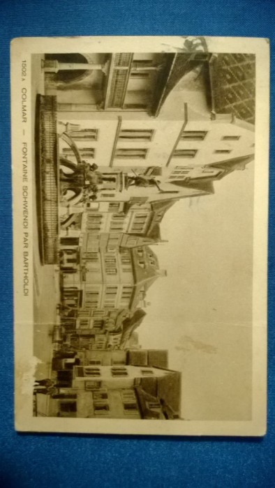 Vedere Colmar Fontaine Schwendi par Bartholdi