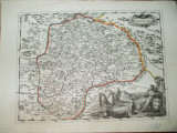 Harta color Transilvania Transylvania Johan Andreas Pfeffel Augsburg 1730 033