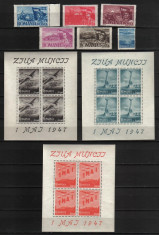 RRR 1 MAI ZIUA MUNCII LP. 217-218a MNH LUX foto