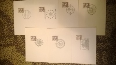 Repiblik Osterreich 20g cu Stampile speciale Austria diferite (7 buc) foto