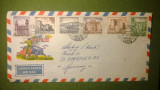 Plic circulat Malaga - Benalmadena 1977 -6 timbre Spania
