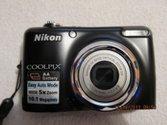 Aparat foto digital Nikon Coolpix L23, Negru foto