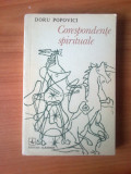 H5 Corespondente spirituale - Doru Popovici, 1973, Alta editura